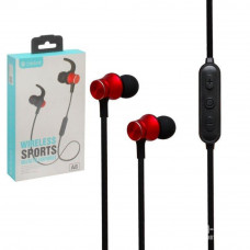 Гарнитура Celebrat A8 Sports Bluetooth / вставные / металл / магнитные (черные)