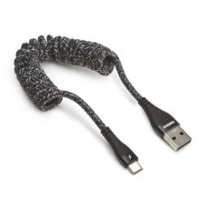 Кабель USB-Lightning REMAX RC-139i 2,1А (черный) в оплетке 1,2 метра