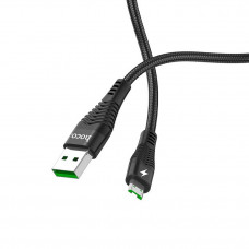 Кабель USB-Micro HOCO U53 4A (черный) 1,2 метра