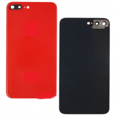 Задняя крышка для iPhone 8 Plus (красная) + линза