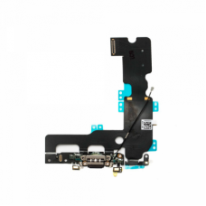 Шлейф для iPhone 7 Plus c разъемом зарядки / гарнитурой / микрофоном (черный) 