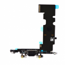 Шлейф для iPhone 8 / SE 2020 c разъемом зарядки / гарнитуры / микрофоном (черный)