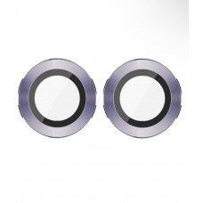 Стекло камеры для iPhone 11 (комплект 2 шт) фиолетовое