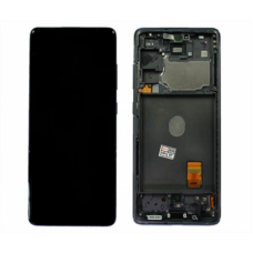 Дисплейный модуль Samsung Galaxy S20 FE (G780F) в рамке (черный) ORIG