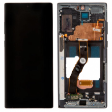 Дисплейный модуль Samsung Galaxy Note 10 Plus (N975F) в рамке (черный, серебро) ORIG