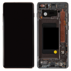 Дисплейный модуль Samsung Galaxy S10 Plus (G975F) в рамке (черный, белый) ORIG