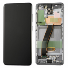 Дисплейный модуль Samsung Galaxy S20 (G980F) в рамке (серый) ORIG