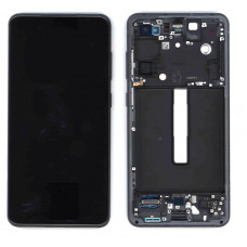 Дисплейный модуль Samsung Galaxy S21 FE (G990B) в рамке (черный) ORIG